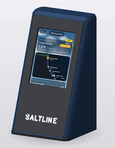 Saltline counter display